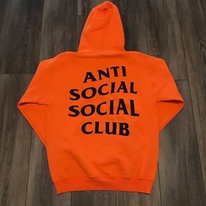 Anti Social Social Club Shanghai Orange Hoodie